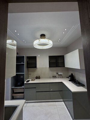 Kitchen in 3 BHK Apartment at Vip Road – for Sale