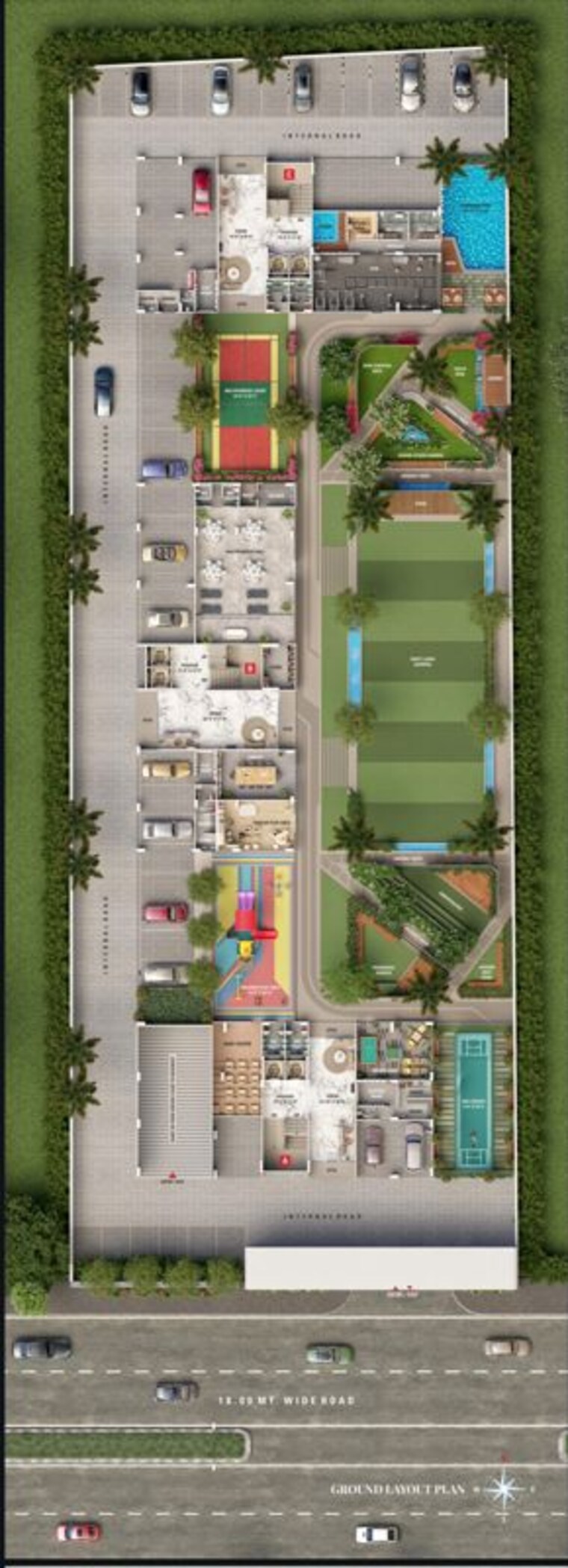 undefined, vesu 4 Bedroom 3800 Sq.Ft. Apartment In Vesu Surat 10486516