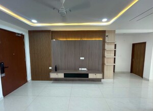 Living Room in 3 BHK Apartment at Prestige Beverly Hills, Kokapet – for Rent