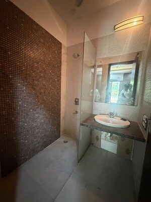Bathroom in 3 BHK Builder Floor at South City 1 – for Rent