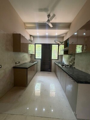 Kitchen in 3 BHK Builder Floor at South City 1 – for Rent