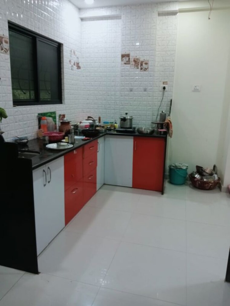 Kitchen, green-planet-society 3 Bedroom 1250 Sq.Ft. Apartment In Omkar Nagar Nagpur 10486556