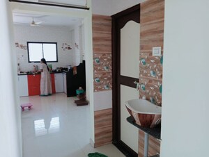 Kitchen in 3 BHK Apartment at Green Planet Society, Omkar Nagar – for Rent