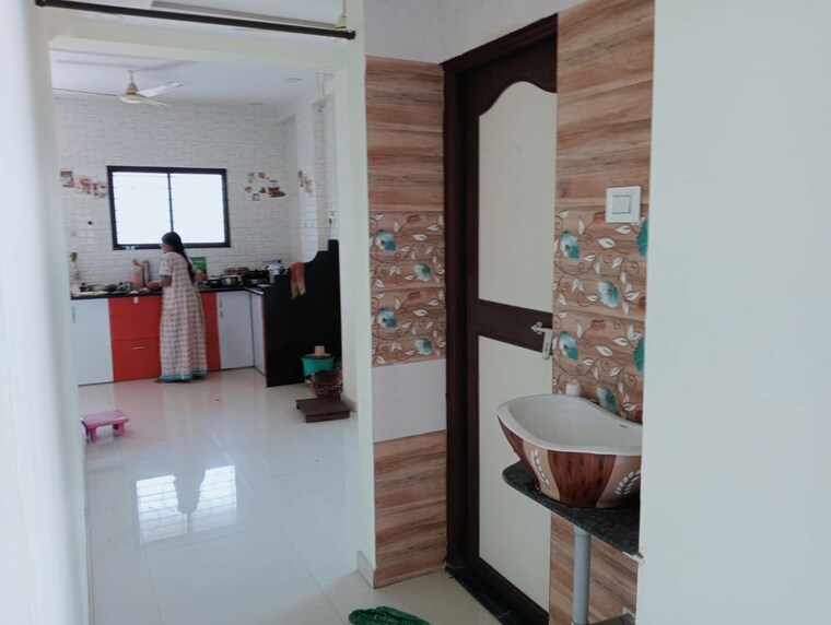Kitchen, green-planet-society 3 Bedroom 1250 Sq.Ft. Apartment In Omkar Nagar Nagpur 10486556