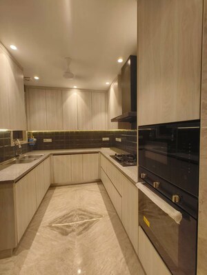Kitchen in 3 BHK Builder Floor at Greater Kailash Part 3 – for Rent
