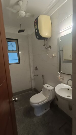 Bathroom in 3 BHK Builder Floor at Chittaranjan Park – for Rent