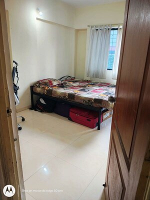 Bedroom in 2 BHK Apartment at Sai Prem Park, Pimple Saudagar – for Rent