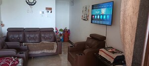 Living Room in 2 BHK Apartment at Nexus Kinaara, Chikhali – for Rent