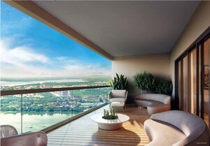 Balcony in 3 BHK Apartment at My Home Apas, Kokapet – for Sale