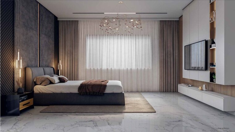 Bedroom, my-home-apas 4 Bedroom 3710 Sq.Ft. Apartment In Kokapet Hyderabad 10486738