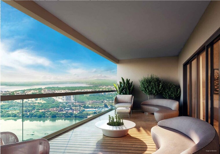 Swimming Pool, my-home-apas 4 Bedroom 3710 Sq.Ft. Apartment In Kokapet Hyderabad 10486738