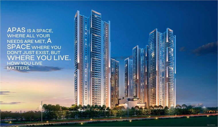 Exterior View, my-home-apas 4 Bedroom 3710 Sq.Ft. Apartment In Kokapet Hyderabad 10486738
