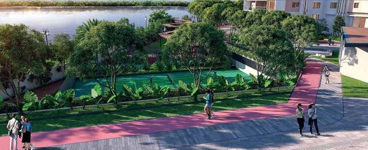 Garden, my-home-apas 4 Bedroom 3710 Sq.Ft. Apartment In Kokapet Hyderabad 10486738