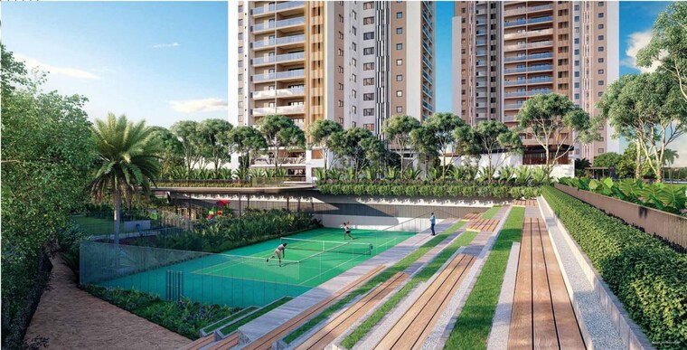 Swimming Pool, my-home-apas 4 Bedroom 3710 Sq.Ft. Apartment In Kokapet Hyderabad 10486738