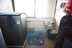 Bathroom in 2 BHK Apartment at Ellisbridge – for Sale
