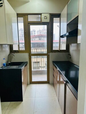 Kitchen in 3 BHK Apartment at Godrej RKS, Chembur – for Rent