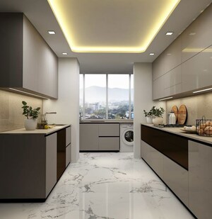 Kitchen in 4 BHK Builder Floor at Chanakyapuri – for Rent