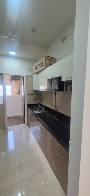 Kitchen in 2 BHK Apartment at LnT Realty Crescent Bay, Parel – for Sale