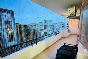 Balcony in 3 BHK Builder Floor at Dilshad Garden – for Rent