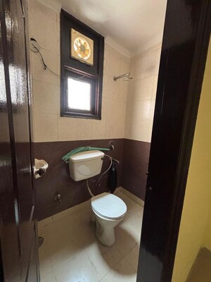Bathroom in 3 BHK Apartment at Sector 12 Dwarka – for Rent