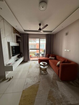 Living Room in 3 BHK Apartment at Prestige Kew Gardens, Bellandur – for Rent