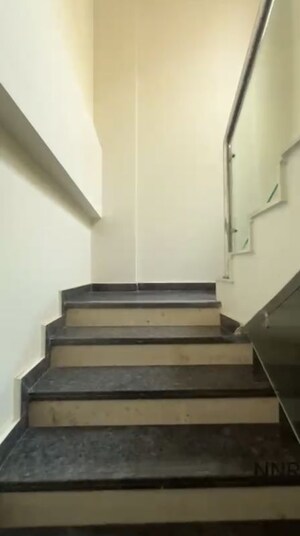Staircase in 3 BHK Apartment at Vasant Leela Apartment, Ghodbunder Road – for Rent