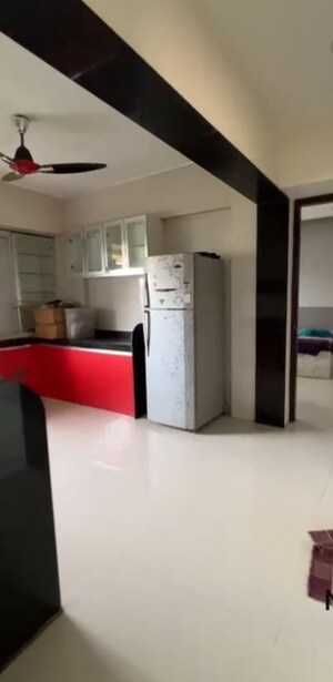 Kitchen in 3 BHK Apartment at Vasant Leela Apartment, Ghodbunder Road – for Rent
