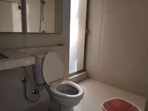 Bathroom in 1 RK Apartment at Hiranandani Estate Solitaire C, Thane West – for Rent