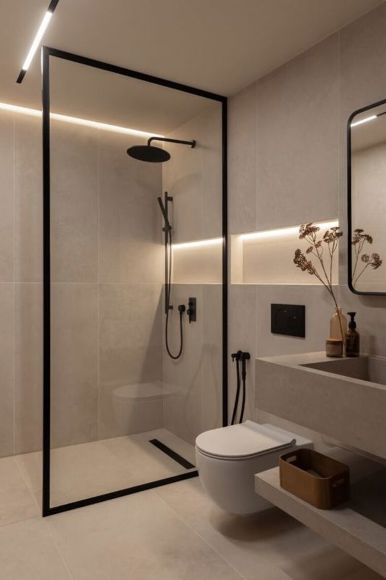 Bathroom, chanakyapuri 3 Bedroom 325 Sq.Yd. Builder Floor In Chanakyapuri Delhi 10486919