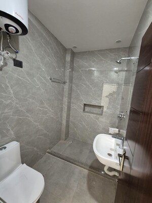 Bathroom in 2 BHK Apartment at Freedom Fighters Enclave – for Rent