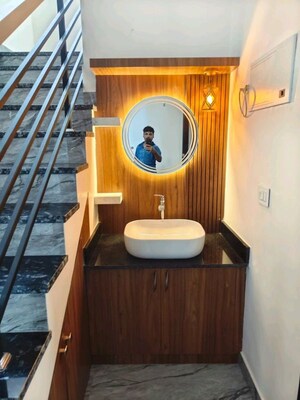 Bathroom in 4 BHK Builder Floor at Chanakyapuri – for Rent