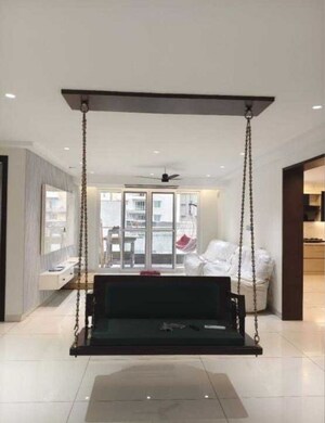 Living Room in 3 BHK Apartment at Trendset Jayabheri Elevate, Madhapur – for Rent