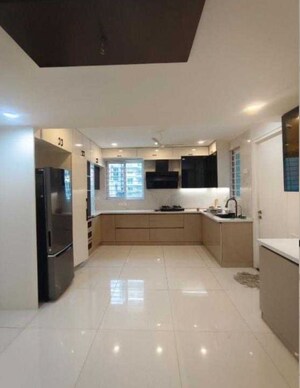 Kitchen in 3 BHK Apartment at Trendset Jayabheri Elevate, Madhapur – for Rent