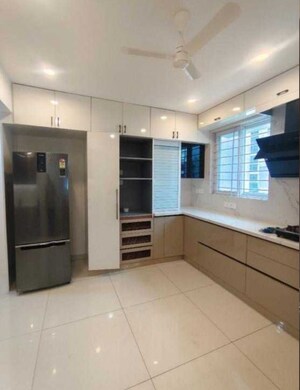 Kitchen in 3 BHK Apartment at Trendset Jayabheri Elevate, Madhapur – for Rent