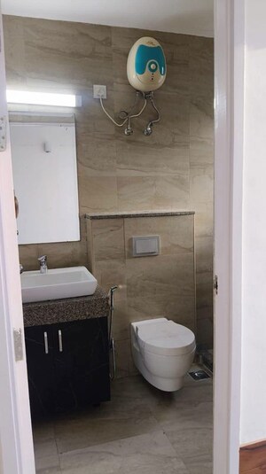 Bathroom in 3 BHK Apartment at Emaar The Palm Drive-The Premier Terraces, Sector 66 – for Rent