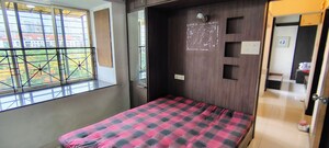 Bedroom in 1 BHK Apartment at Swastik Residency, Dapode – for Rent