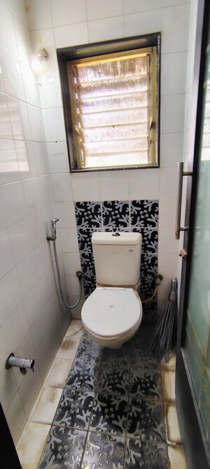 Bathroom in 1 BHK Apartment at Swastik Residency, Dapode – for Rent