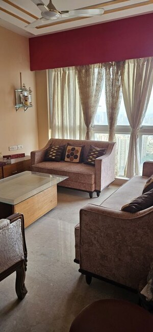 Living Room in 2 BHK Apartment at L&T Crescent Bay T2, Parel – for Rent
