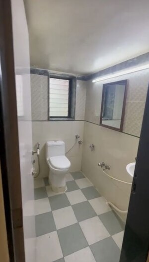 Bathroom in 5 BHK Apartment at Abhimanshree Society, Pashan – for Rent