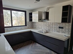 Kitchen in 3 BHK Builder Floor at Unitech South City II, Sector 50 – for Rent