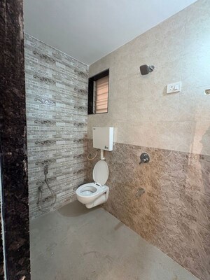 Bathroom in 1 BHK Apartment at Om Sai Sarvamangala Residency, Chouk – for Sale