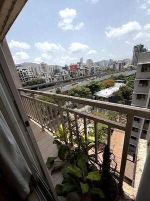 Balcony in 1 BHK Apartment at STG Atlantis, Panch Pakhadi – for Rent