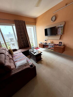 Living Room in 1 BHK Apartment at STG Atlantis, Panch Pakhadi – for Rent