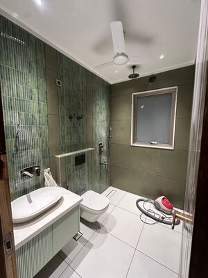 Bathroom in 4 BHK Builder Floor at Sushant Lok Iii – for Rent