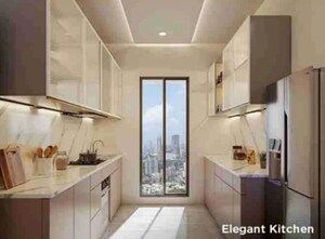 Kitchen in 1 BHK Apartment at Shree Niyati Lake Crown, Mogharpada – for Sale
