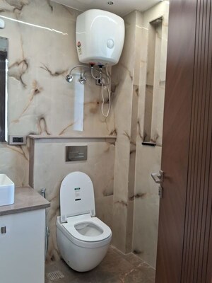 Bathroom in 4 BHK Builder Floor at Vipul World Floors, Sector 48 – for Rent