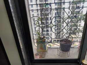 Balcony in 2 BHK Apartment at Larkins Pride Palms, Kolshet Road – for Rent