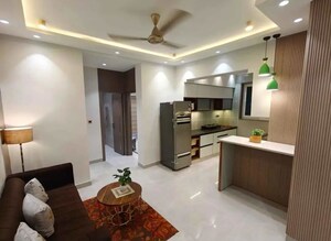 Living Room in 3 BHK Builder Floor at Uppal Southend, Sector 49 – for Rent