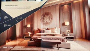 Living Room in 3 BHK Apartment at KGK Realty Amulya, Jagatpura – for Sale