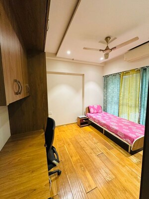 Bedroom in 2 BHK Apartment at Godrej The Trees, Vikhroli East – for Rent